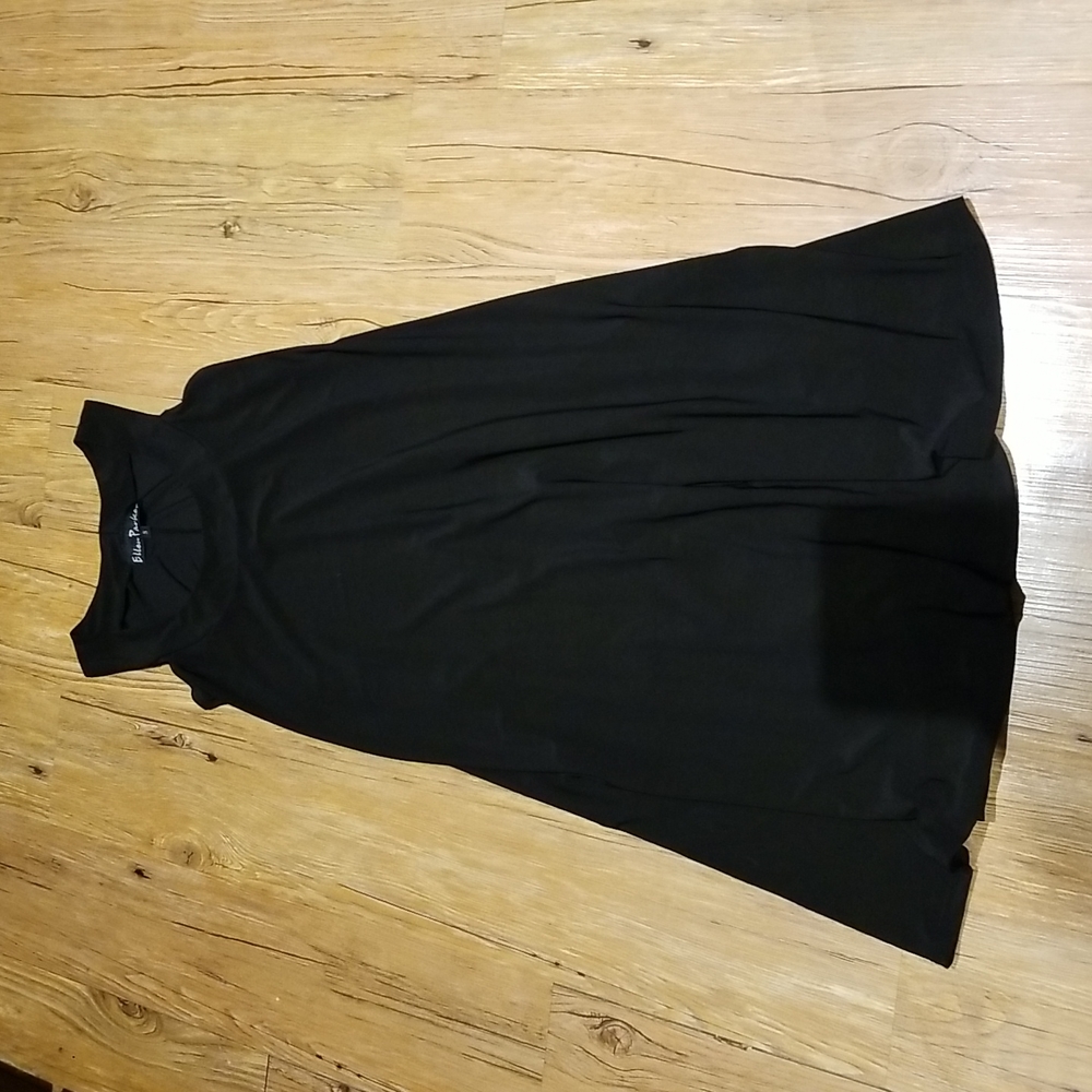 Ellen Parker black dress sleeveless sz S